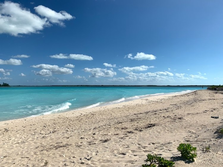  “Construction Beach” - a small private beach behind a construction area at the northern tip of Leeward. 
