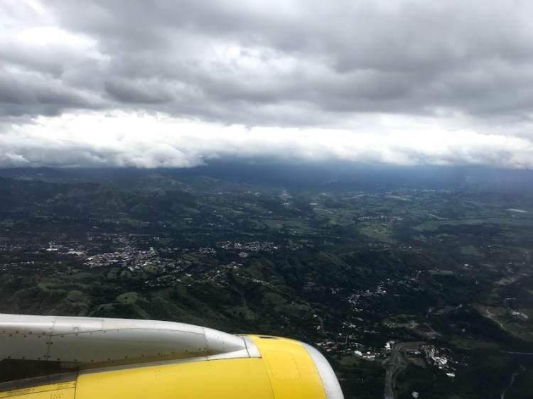 Flying into San Jose, Coasta Rica - San Juan Santamaria International Airport (SJO)