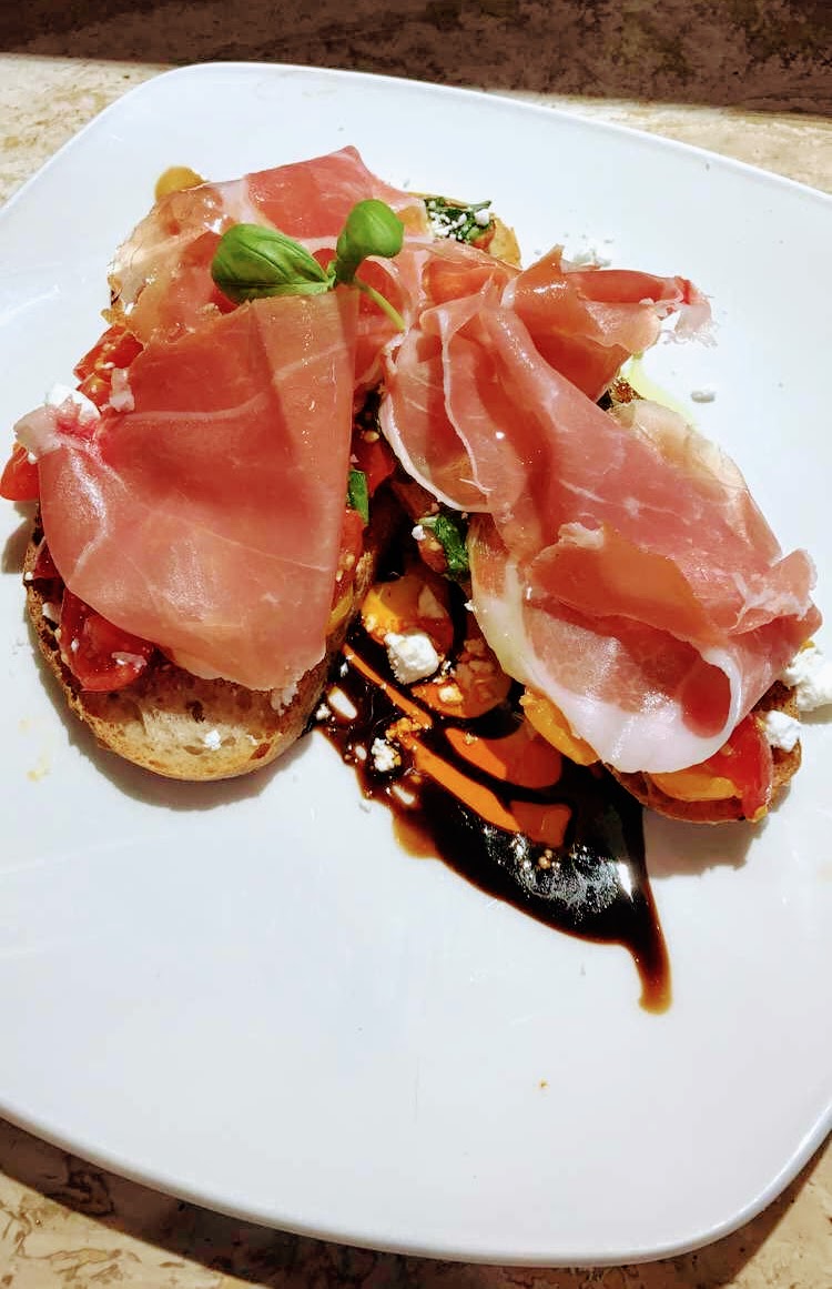  Prosciutto Bruschetta 